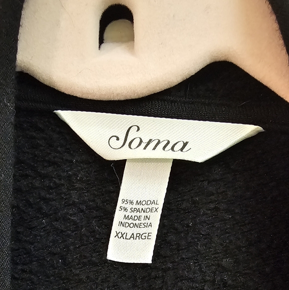 Soma black cardigan with pockets - size XXL - Picture 2 of 3